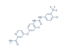 Regorafenib（BAY73-4506）结构式