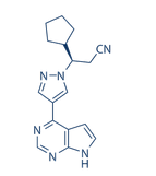 Ruxolitinib(INCB018424)结构式