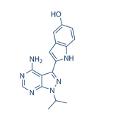 Torkinib（PP242）结构式