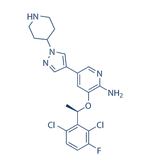 Crizotinib (PF-02341066）结构式