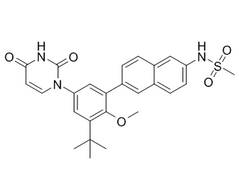 Dasabuvir (ABT-333)结构式