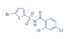 Tasisulam（LY573636）结构式