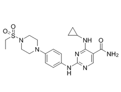 Cerdulatinib(PRT-062070; PRT2070)结构式