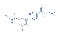 Losmapimod (GW856553X)结构式