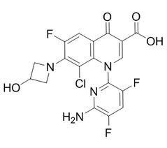 Delafloxacin (RX-3341, ABT-492)结构式