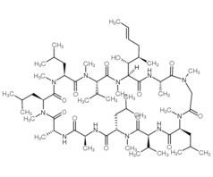 Cyclosporin B结构式