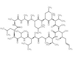 Cyclosporin C结构式