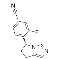 Osilodrostat (LCI699)结构式