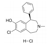 SCH23390 hydrochloride结构式