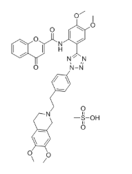 Encequidar mesylate结构式