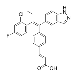 Brilanestrant结构式
