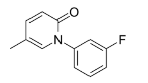 Fluorofenidone结构式