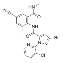 Cyantraniliprole结构式