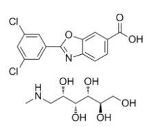 Tafamidis meglumine结构式